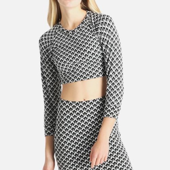 american apparel long sleeve crop top